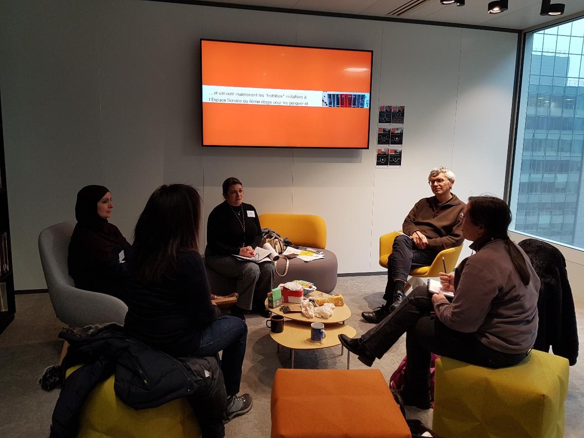 Atelier en entreprise sur les déplacements des salariés
